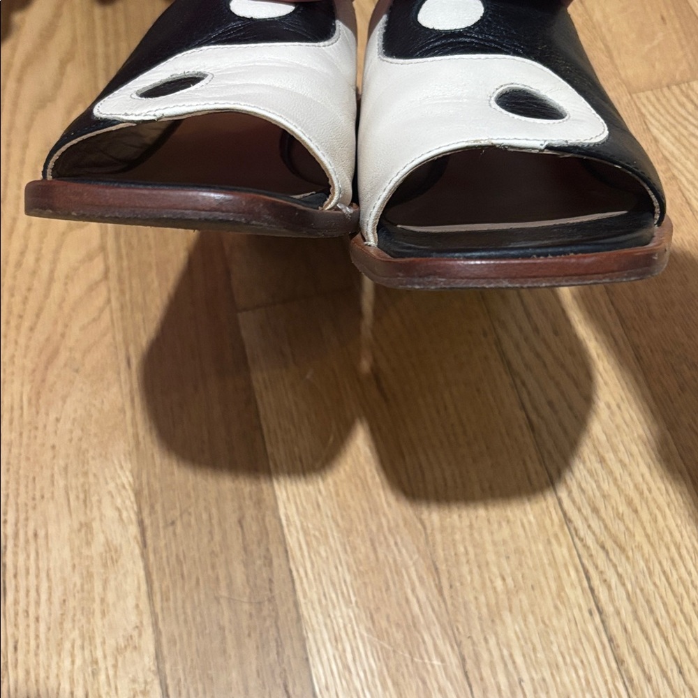 PALOMA WOOL rare balance yin yang chunky heel mules - Picture 2 of 9
